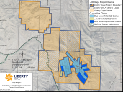 Blue Moon konsolidiert das Germanium- und Gallium-Gebiet Apex durch den Erwerb der Gage-Liegenschaften von Liberty Gold
