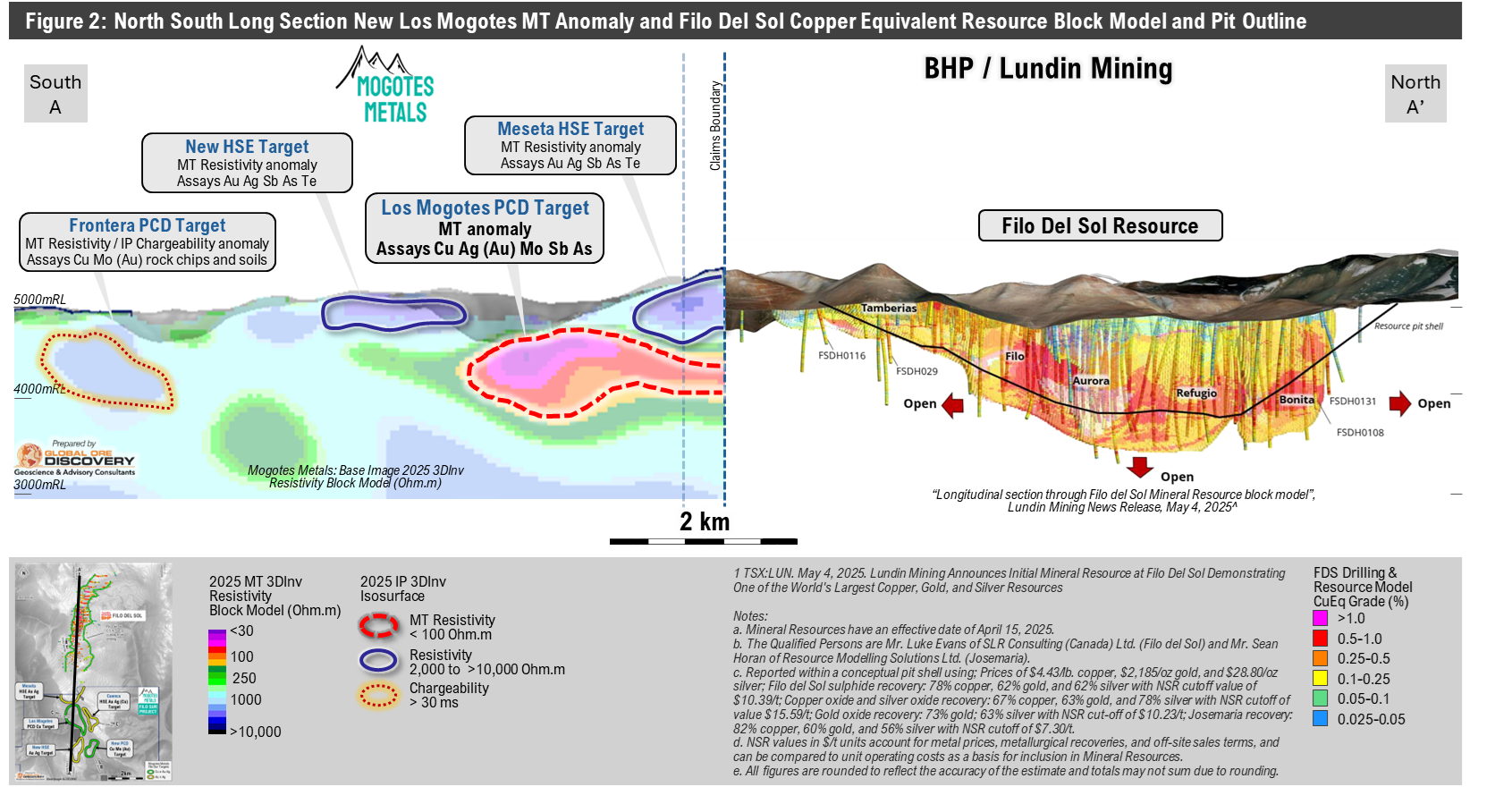 Vicuña: 3D Geophysical Model Outlines Large Scale Anomalies at the Los Mogotes Target Cluster Adjacent to Filo Del Sol