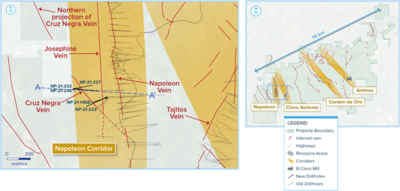 Vizsla Silver Discovers New Vein Within The Napoleon Corridor Intersecting 1,169 G/t Ageq Over 3.2 m At Panuco