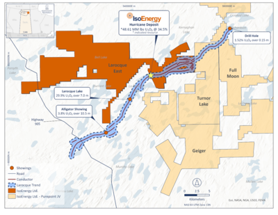 IsoEnergy Summer Drilling Intersects Multiple Areas of Radioactivity Highlighting the Prospectivity of the Larocque Trend 