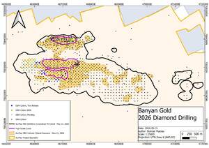 Banyan Gold durchschneidet 1,05 g/t Gold auf 52,8 Metern sowie Gold im Bonanza-Grad im Powerline-Vorkommen, AurMac, Yukon, Kanada