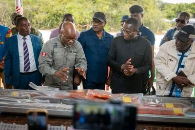  Millennial Welcomes Gabon Minister of Mines to Banio Potash Project Site