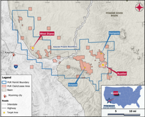 Premier American Uranium Reports 10 ft of 0.064% eU₃O₈ in Ongoing Drilling at Kaycee, Wyoming 