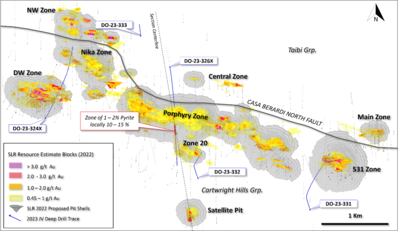 Maple Gold completes first phase of JV deep drilling at douay and joutel