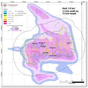 Canada Nickel Reports Additional Exploration Drilling Results and Highest Grade Intervals to Date at Reid Nickel Sulphide Project