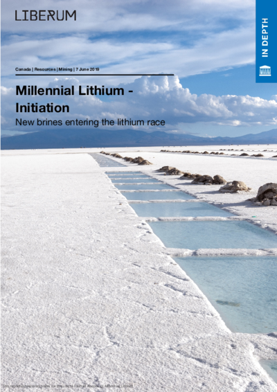 Liberum Research buy recommendation for Millennial Lithium – Price target 2.20 CAD
