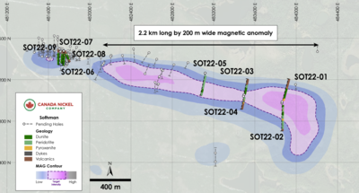 Canada Nickel Acquires Past Producing Texmont Mine, Highlights High Grade Potential of Regional Land Package