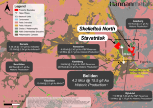 Hannan Stavaträsk Maiden Drilling Hits Gold in Every Hole Across 650 m Strike