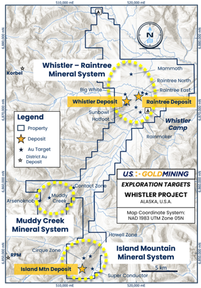 U.S. GoldMining schließt das Explorationsprogramm 2025 auf seinem Whistler-Gold-Kupfer-Projekt in Alaska ab 