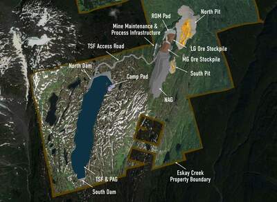  Skeena Completes Positive Definitive Feasibility Study for Eskay Creek: After-Tax NPV (5%) of C$2.0 Billion, 43% IRR and 1.2 Year Payback