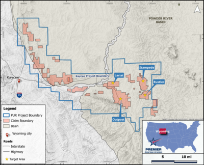Premier American Uranium identifiziert bei laufenden Bohrungen in Kaycee, Wyoming, mehrere mineralisierte Uran-Trends