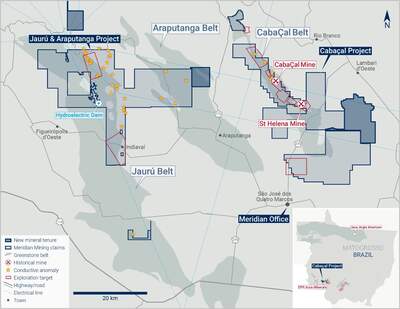 Meridian Drills Further High-Grade VMS Mineralization at Santa Helena – 58.9m @ 3.6g/t AuEq (2.8g/t Au, 0.7% Cu, 19.0g/t Ag & 1.7% Zn)