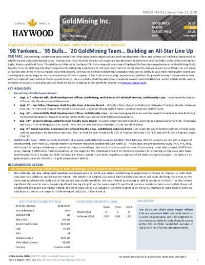 „Building an All-Star team line-up at GoldMining!” Haywood gives buy recommendation for GoldMining with a price target of 4.25 CAD