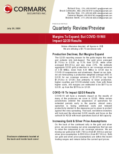 Cormark Research with Buy recommendation fpr Victoria Gold – price target 24 $